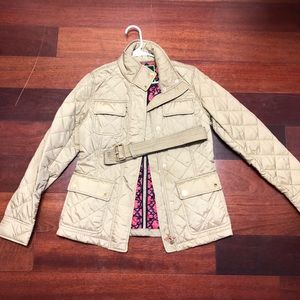 C Wonder Belted Quilted Jacket
